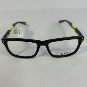 Nike 5536G Black Volt Youth Eyeglasses Frames 49-15-130 NEW